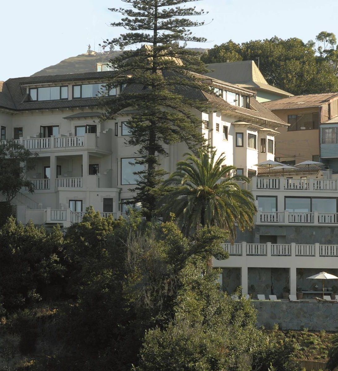 Rondreis Chili, Valparaiso, Casa Higueras, buitenaanzicht hotel Rondreis Chili, Valparaiso, Casa Higueras, buitenaanzicht hotel