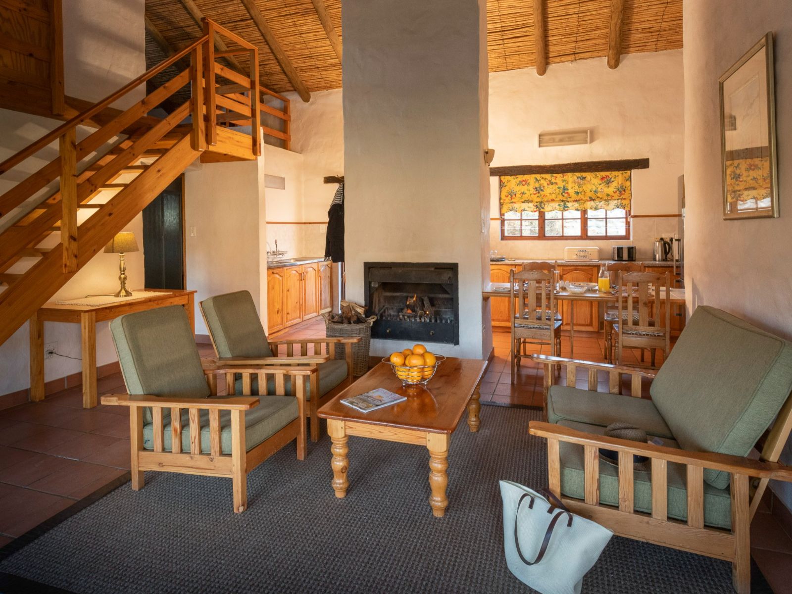 Rondreis Zuid-Afrika, Cederberg, Mount Ceder, binnenkant lodge