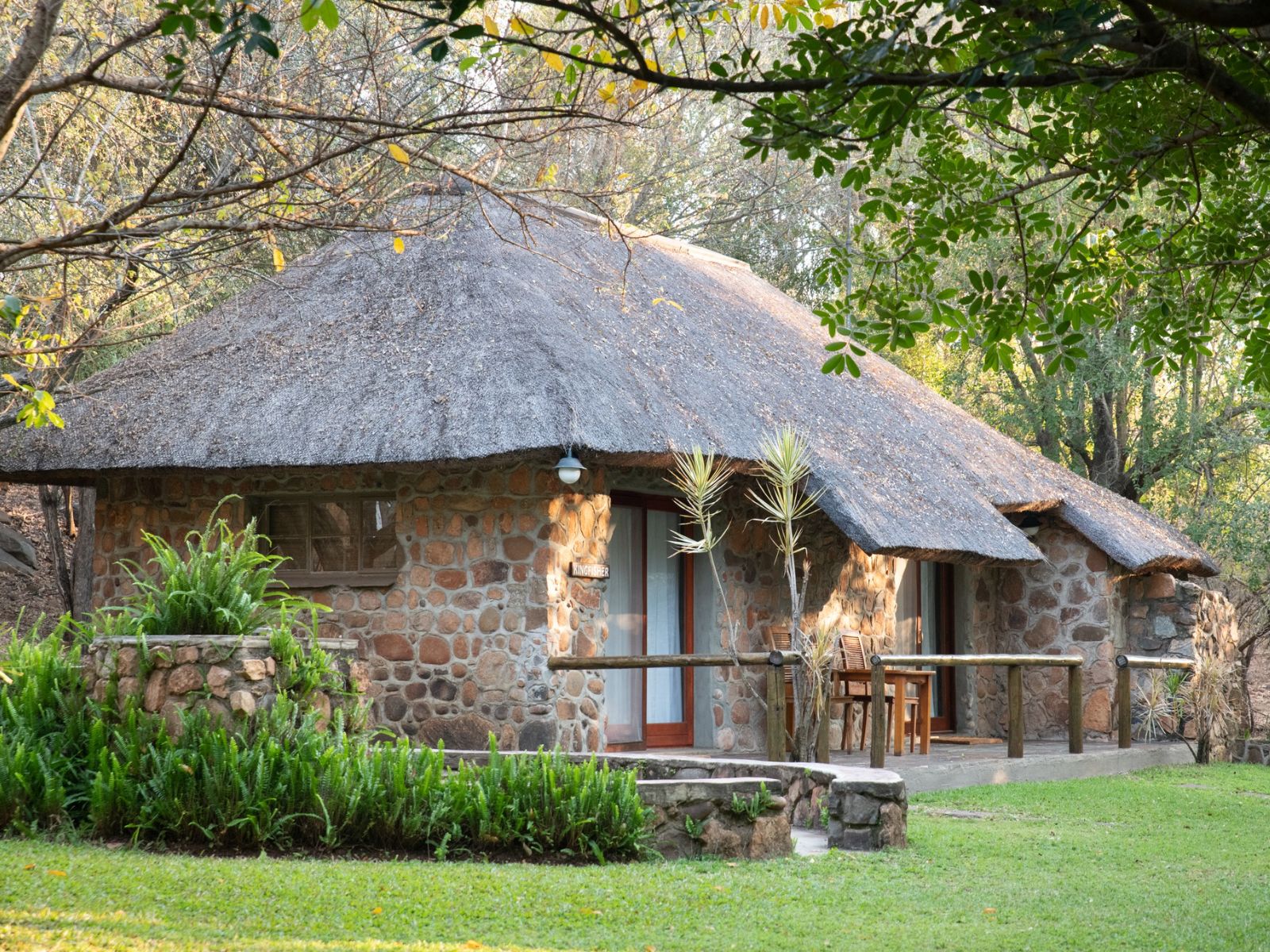 Rondreis Zuid-Afrika, Hoedspruit, Blyde River Wilderness lodge, buitenaanzicht lodge