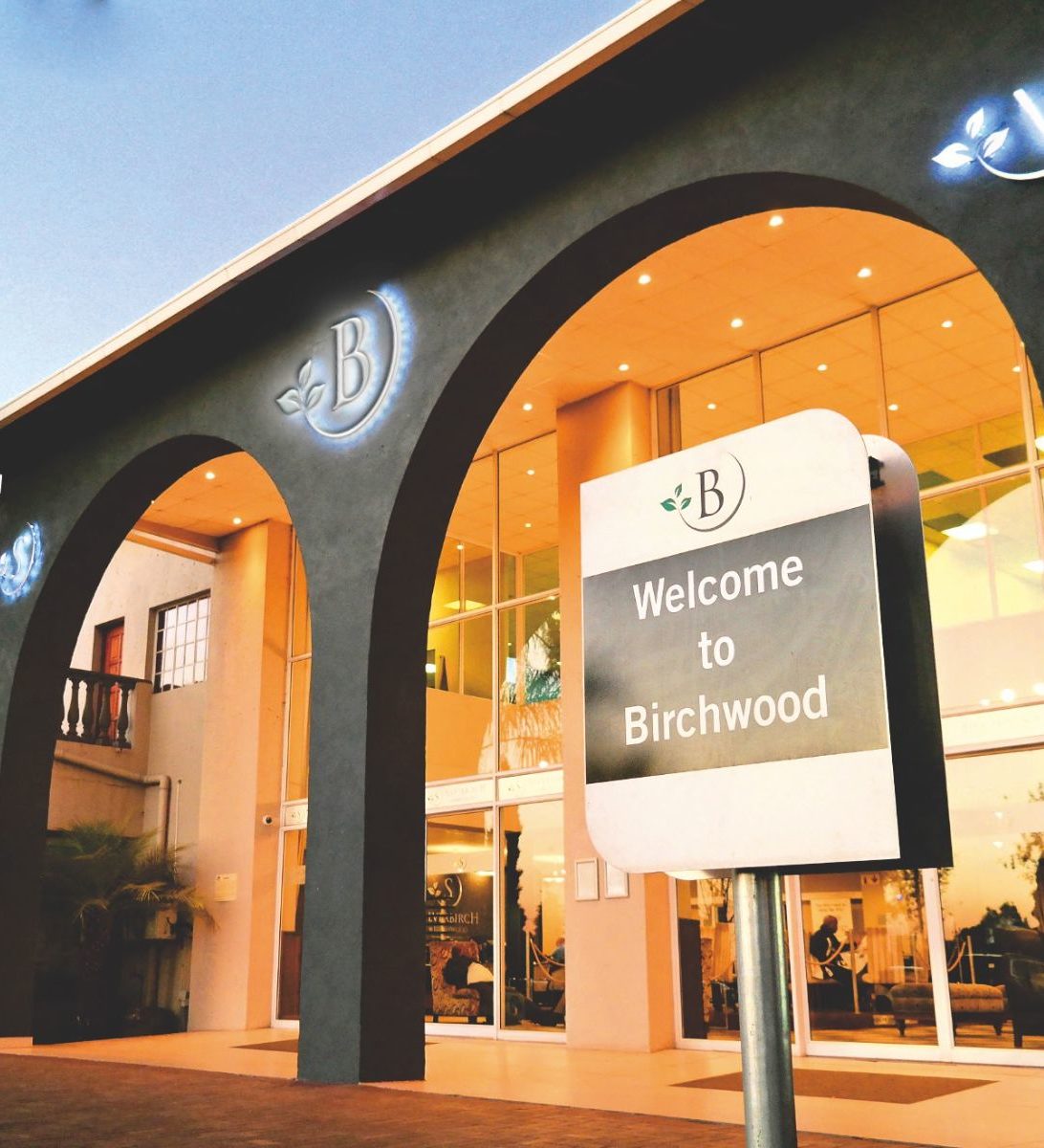 Rondreis Zuid-Afrika, Johannesburg, Birchwood Executive hotel, vooraanzicht hotel Rondreis Zuid-Afrika, Johannesburg, Birchwood Executive hotel, vooraanzicht hotel