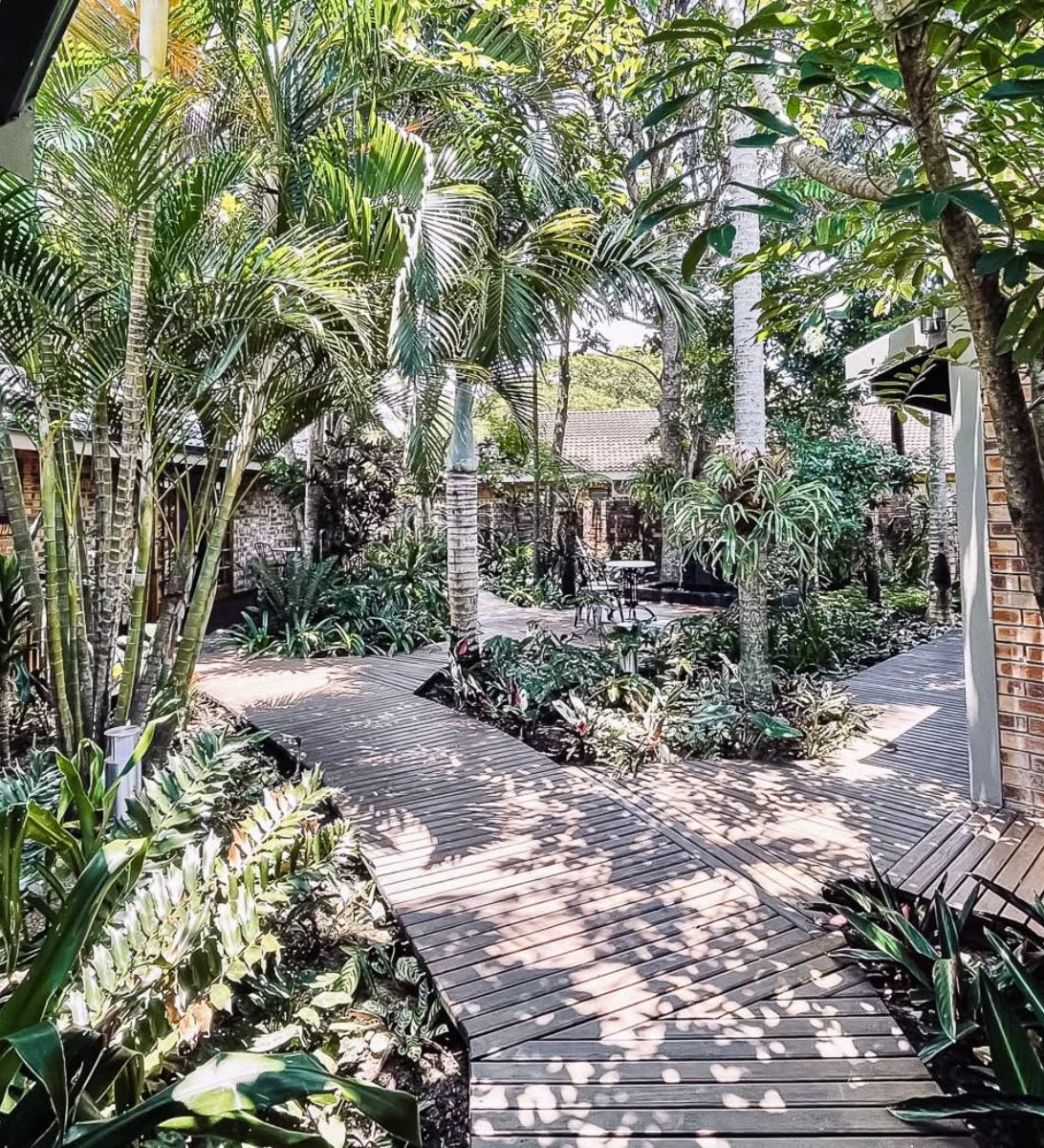 Rondreis Zuid-Afrika, St.Lucia, Rhino coast Guesthouse, pad Rondreis Zuid-Afrika, St.Lucia, Rhino coast Guesthouse, pad