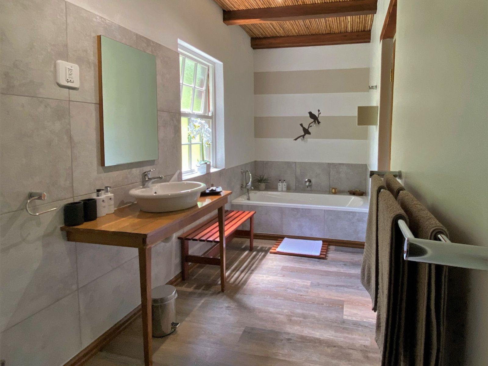 Rondreis Zuid-Afrika, Swellendam, Swellendam Country Lodge, badkamer