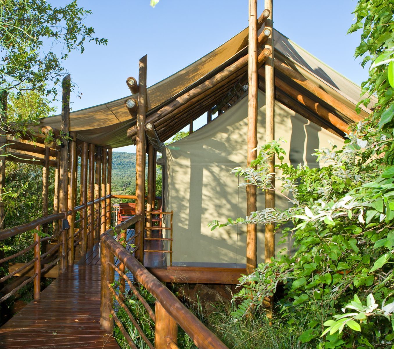 rondreis zuid afrika, kruger park, punda maria rest camp, pad naar de accommodatie