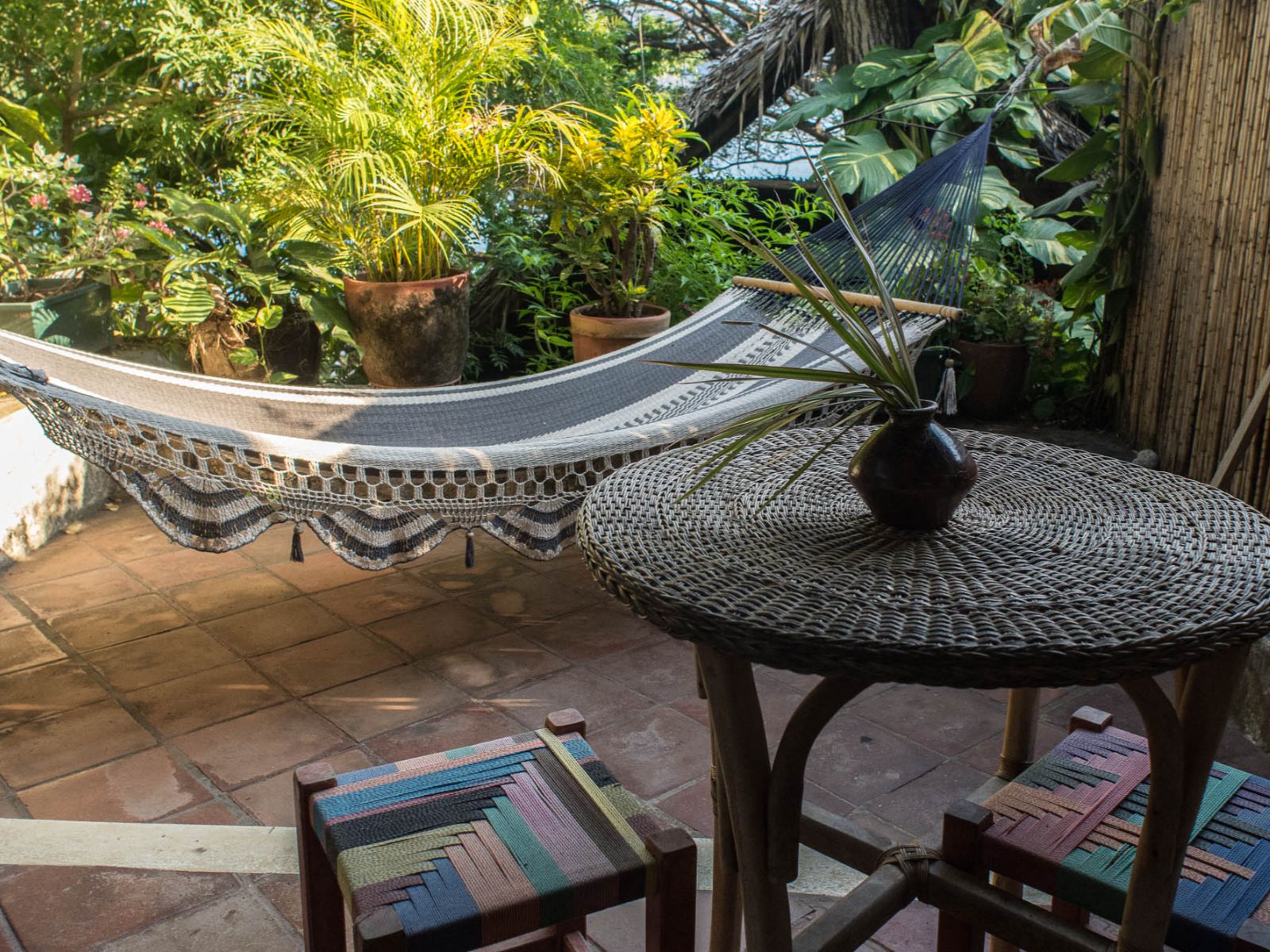 rondreis nicaragua, apoyo lagune, casa marimba hangmat